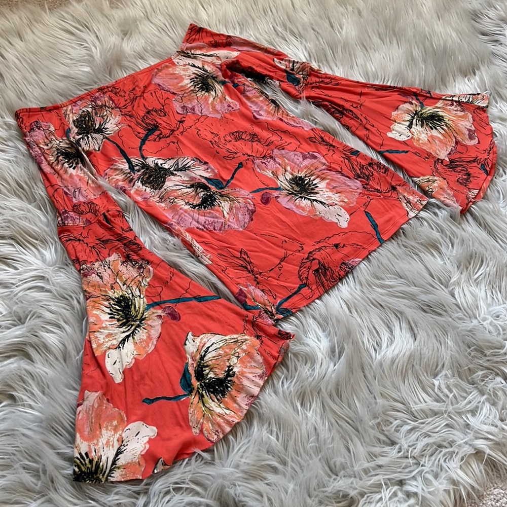 We The Free bell sleeve blouse